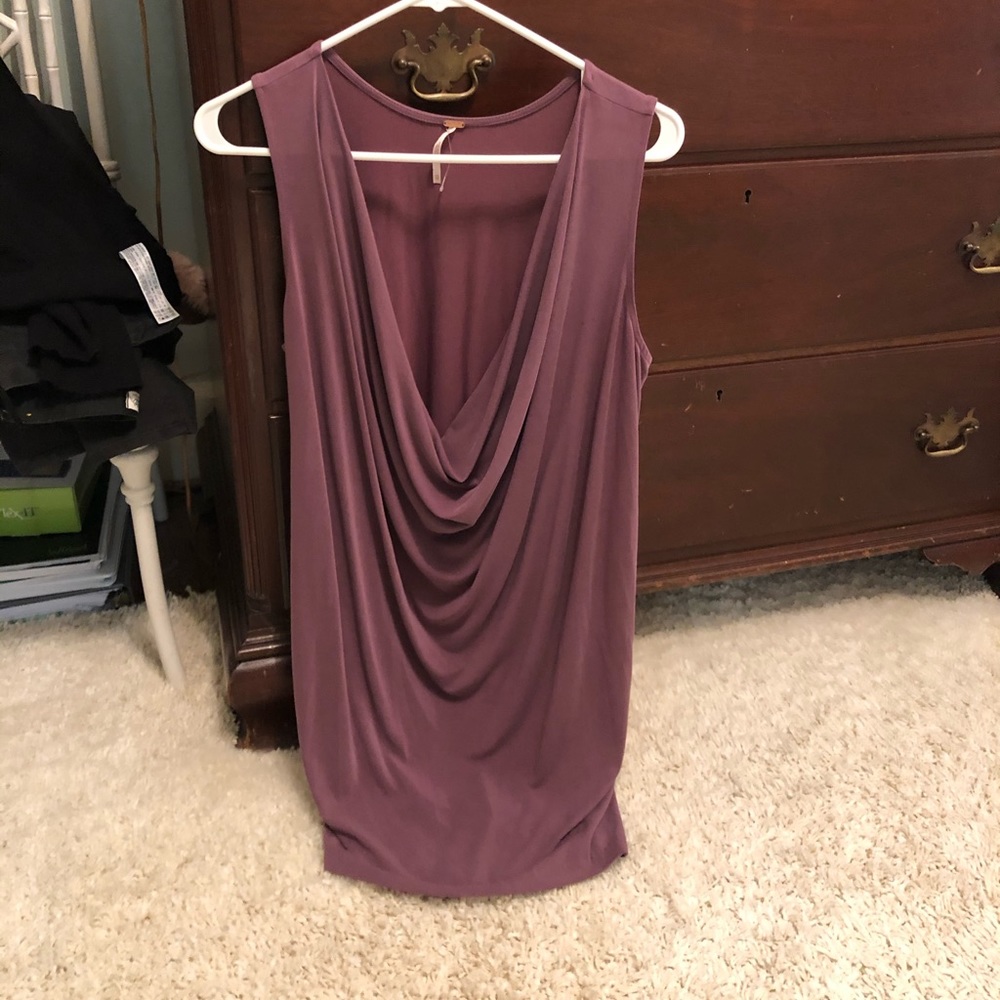 Free People purple tunic/short dress